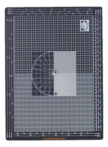 GSI Creos Mr. Hobby Cutting Mat Size A4 for Gunpla and scale model building