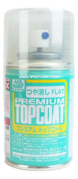 GSI Creos Mr.Hobby Mr.Premium Top Coat: Flat