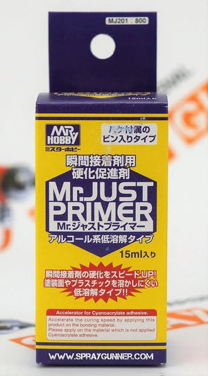 GSI Creos Mr.Just Primer (Accelerator  for Instant Glue) GSI Creos Mr. Hobby