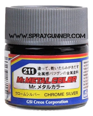 GSI Creos Mr.Metal Color Model Paint: Chrome Silver