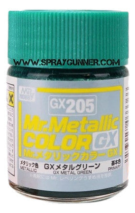 GSI Creos Mr.Metallic Color GX: Metal Green (GX-205) - SprayGunner