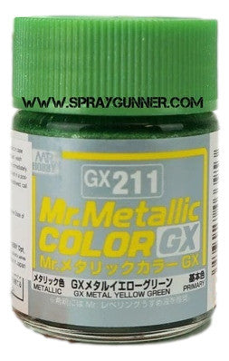 GSI Creos Mr.Metallic Color GX: Metal Yellow Green (GX-211)