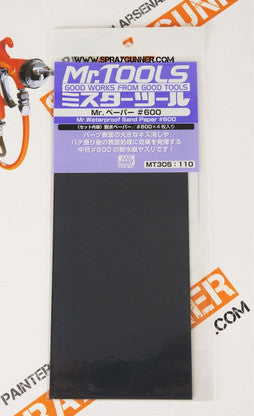 GSI Creos Mr.Tools Waterproof Sand Paper: #600 - SprayGunner