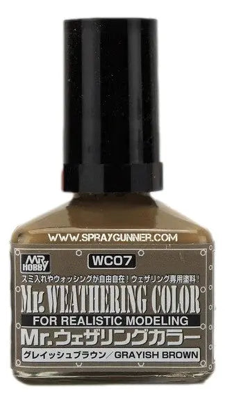 Mr.Weathering Color Model Paint: Grayish Brown