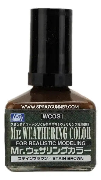 GSI Creos Mr.Weathering Color Model Paint: Stain Brown GSI Creos Mr. Hobby