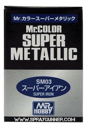 Pintura para modelos GSI Creos Mr.color Super Metallic: Super Iron