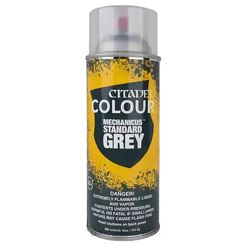 Games Workshop Citadel: MECHANICUS STANDARD GREY SPRAY (NAS) Games Workshop