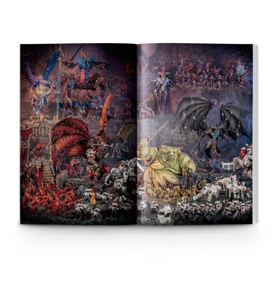 Games Workshop Einstiegsmagazin Warhammer 40K – Inkl. Space Marine & Necron Miniaturen, Englischsprachig
