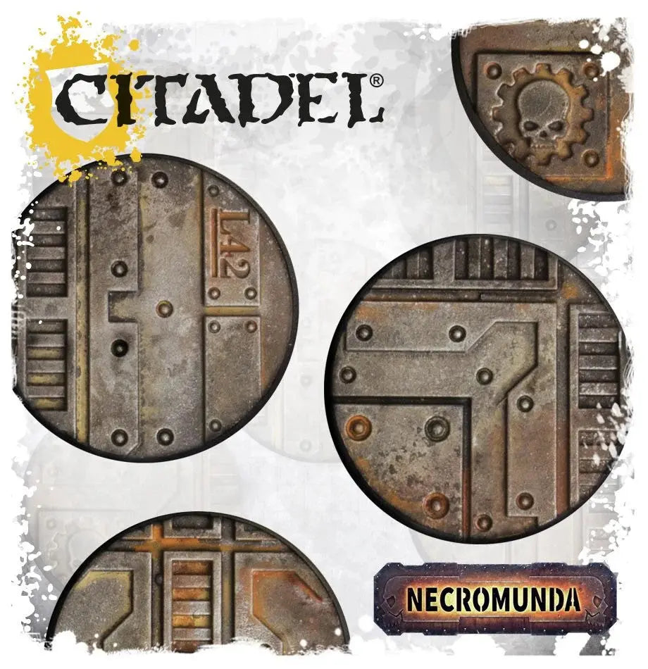 Games Workshop: Necromunda 32mm Bases - SprayGunner