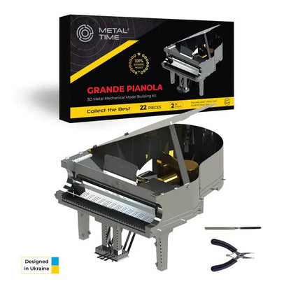 Grande Pianola Piano Metal Model - SprayGunner