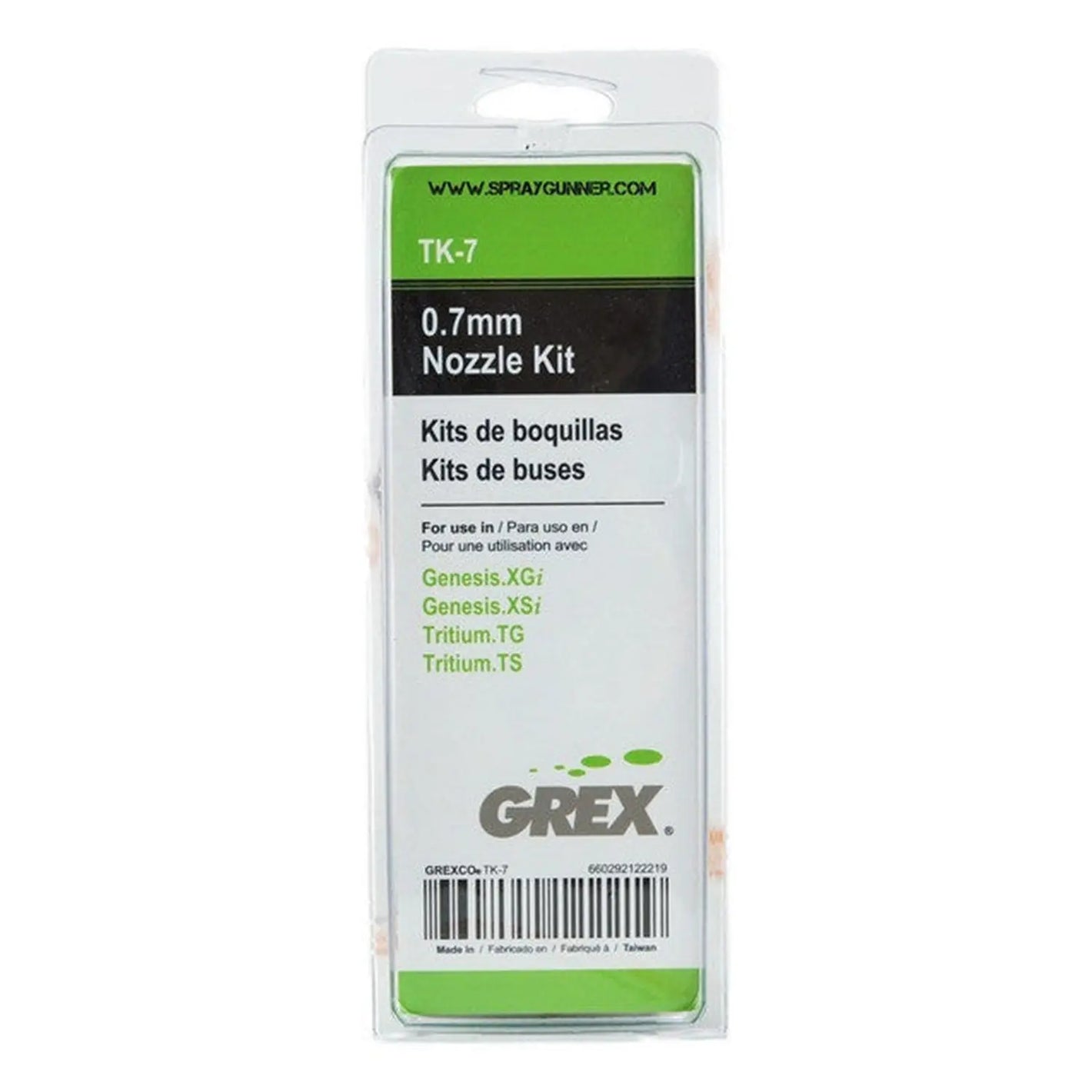 Grex 0.7mm Nozzle Kit (TK-7) Grex Airbrush