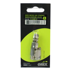 Grex Micro Air Control Quick Coupler Valve for Badger Grex Airbrush