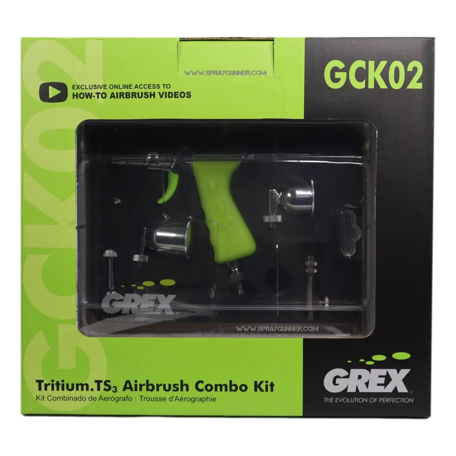 Grex Tritium.TS3 Airbrush Combo Kit GCK02 Grex Airbrush
