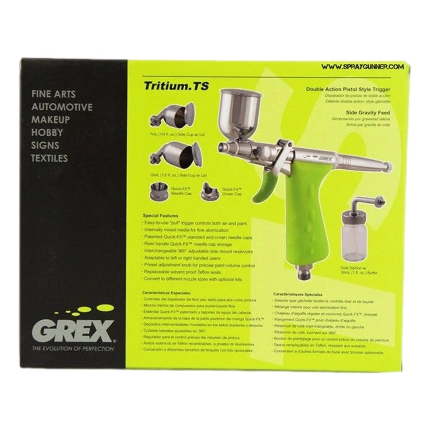 Grex Tritium.TS3 pistol grip airbrush Grex Airbrush