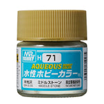 Mr. Hobby Aqueous H71 Semi-Gloss Middle Stone - SprayGunner