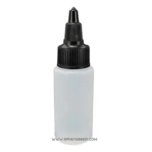 HDPE Plastic Bottle with Twist Cap and Storage Label 1oz NO-NAME brand