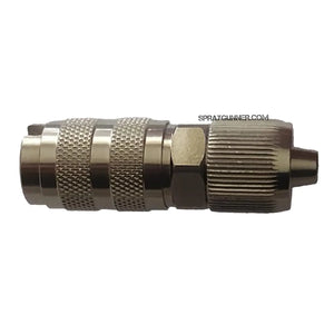 Harder & Steenbeck 104753 Quick Coupling ND 2.7mm with Screw Socket for Braided Hose 3.3x7mm Harder & Steenbeck