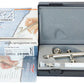 Complete Harder & Steenbeck Airbrush V2.0 kit with box, manual, and accessories, designed for precision and versatility in painting.
