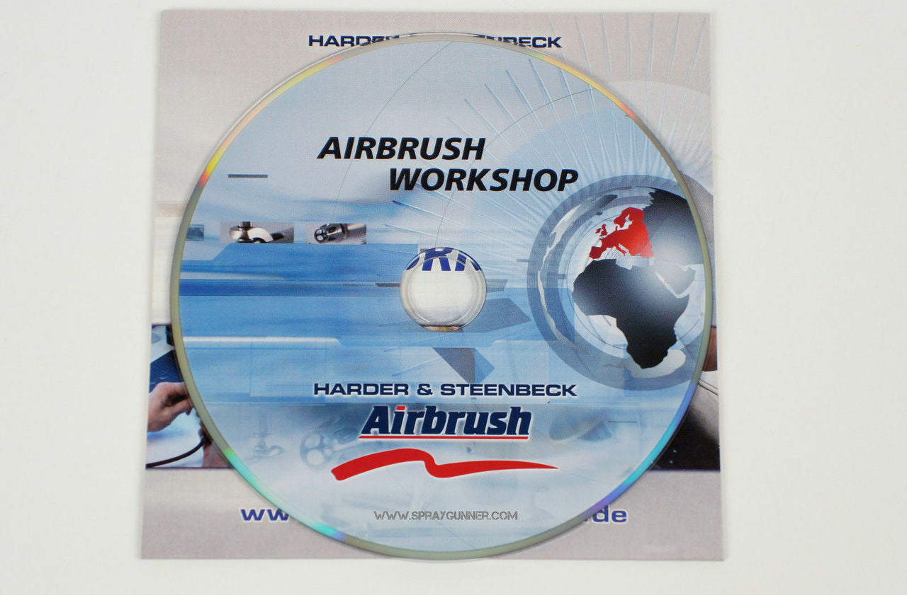 DVD de técnica del taller de aerografía de Harder y Steenbeck