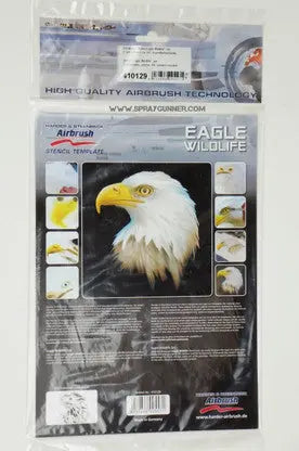 Harder and Steenbeck Airbrushing stencil set "Eagle Wildlife" Harder & Steenbeck