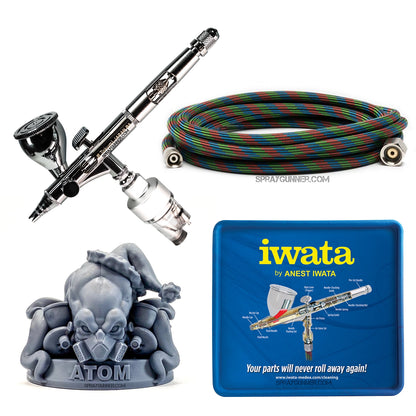 Iwata Custom Micron Takumi Side Feed Dual Action Airbrush - SprayGunner
