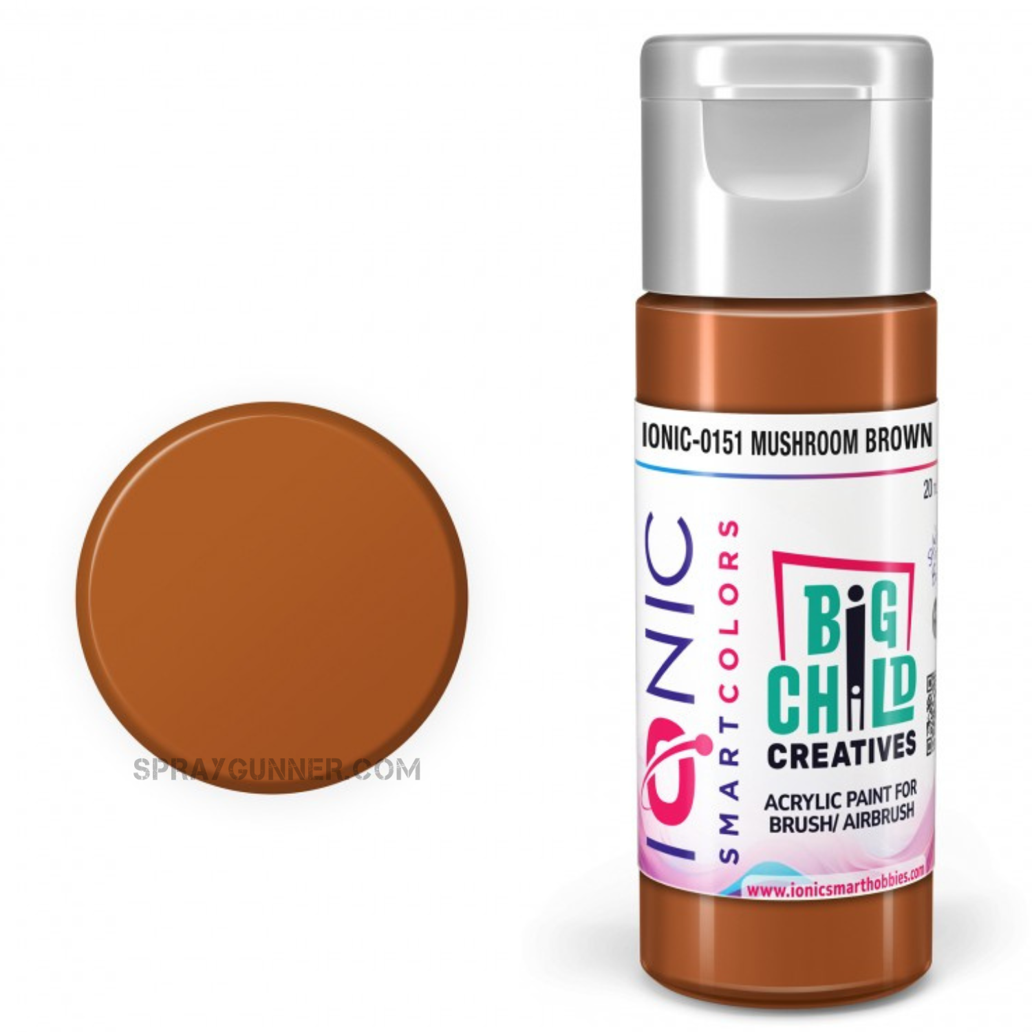 IONIC Smart Colors: Mushroom Brown (20ml) AMMO by Mig Jimenez