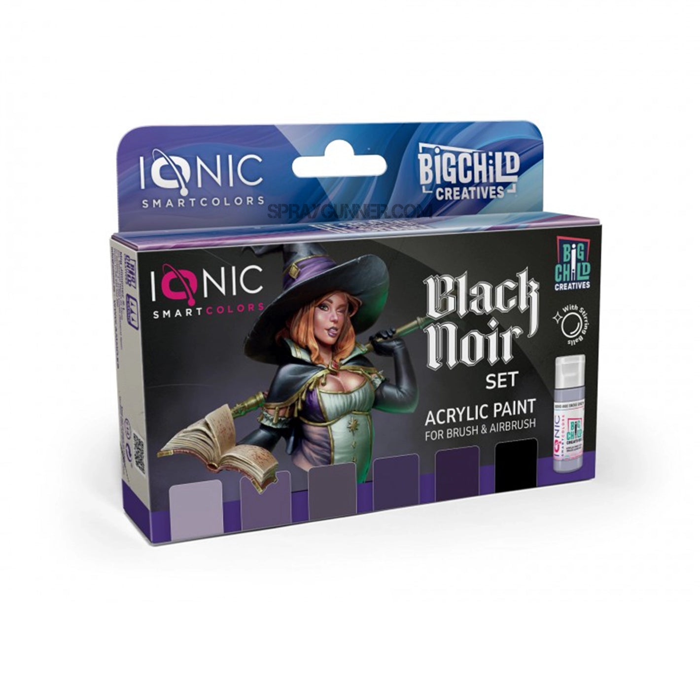 IONIC Black Noir Paint Set