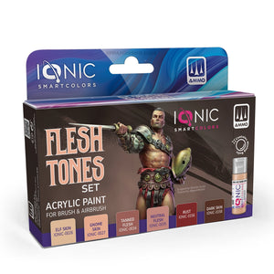 IONIC Flesh Tones Paint Set - realistic colors for figures