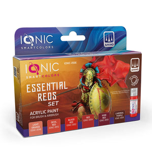 IONIC figure paints Essentials Reds Set