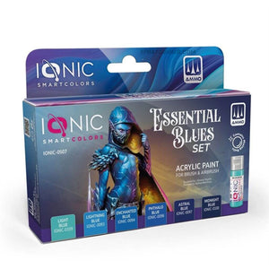 IONIC paint for miniatures Essentials Blues Set