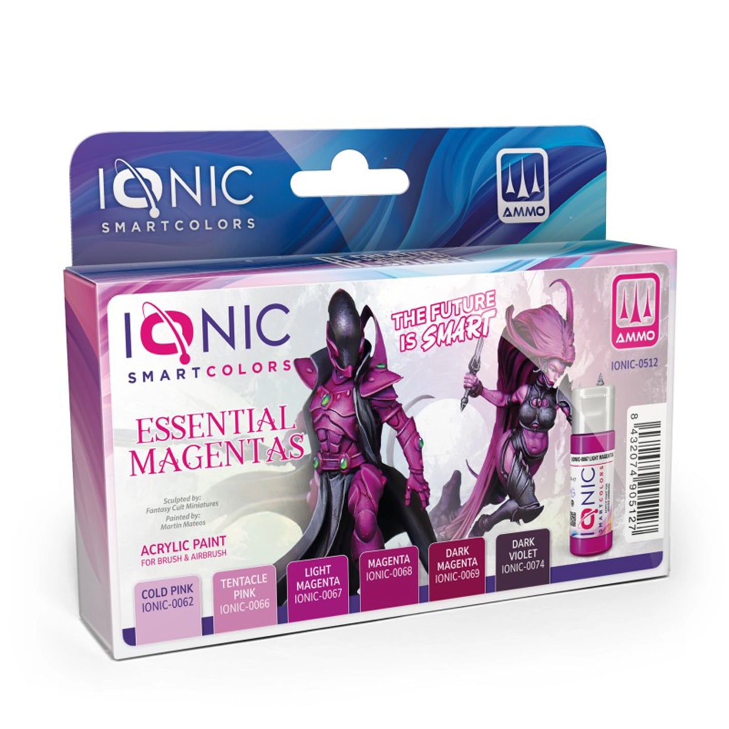 IONIC Essential Magentas Set - paints for figures
