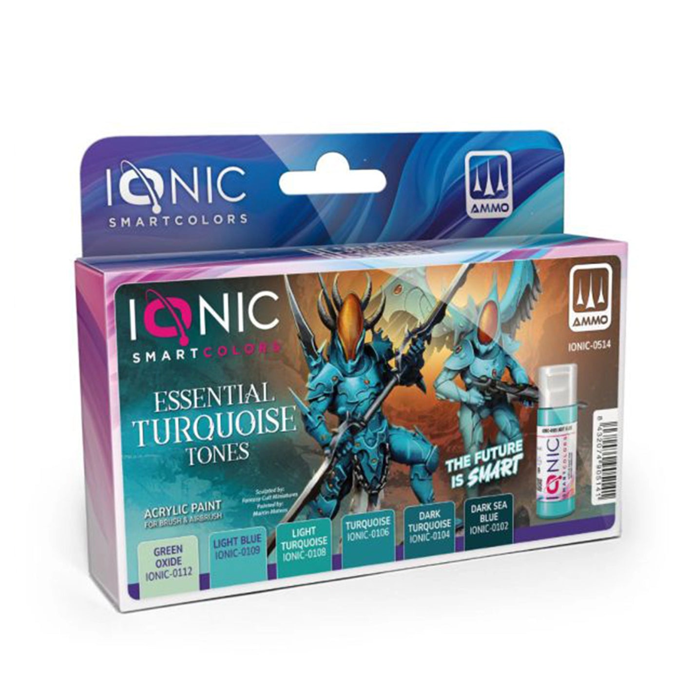 IONIC Essential Turquoise Set - paints for figures