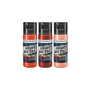 IONIC Real Heavy Metal Colors: Molten Red Paint Set (3x20ml)