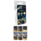 IONIC Real Heavy Metal Colors: Antique Gold Paint Set (3x20ml)