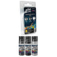 IONIC Real Heavy Metal Colors: Burnished Metal Paint Set (3x20ml)