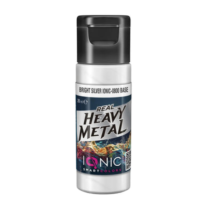 IONIC Real Heavy Metal Colors: Bright Silver Base (20ml)