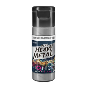 IONIC Real Heavy Metal Colors: Bright Silver Wash (20ml)