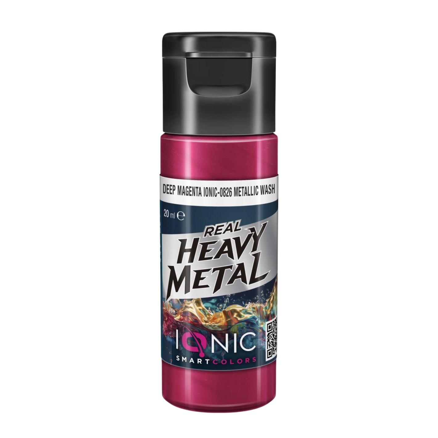IONIC Real Heavy Metal Colors: Deep Magenta Wash (20ml)
