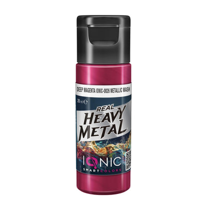 IONIC Real Heavy Metal Colors: Deep Magenta Wash (20ml)