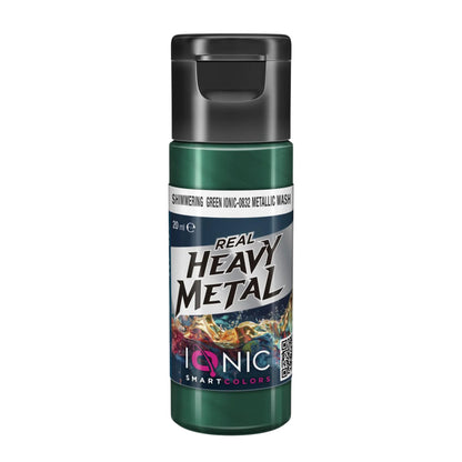 IONIC Real Heavy Metal Colors: Shimmering Green Wash (20ml)