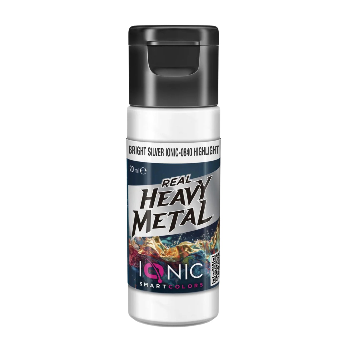 IONIC Real Heavy Metal Colors: Bright Silver Highlight (20ml)
