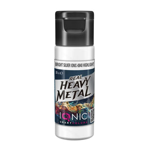 IONIC Real Heavy Metal Colors: Bright Silver Highlight (20ml)