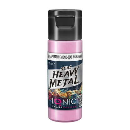 IONIC Real Heavy Metal Colors: Deep Magenta Highlight (20ml)