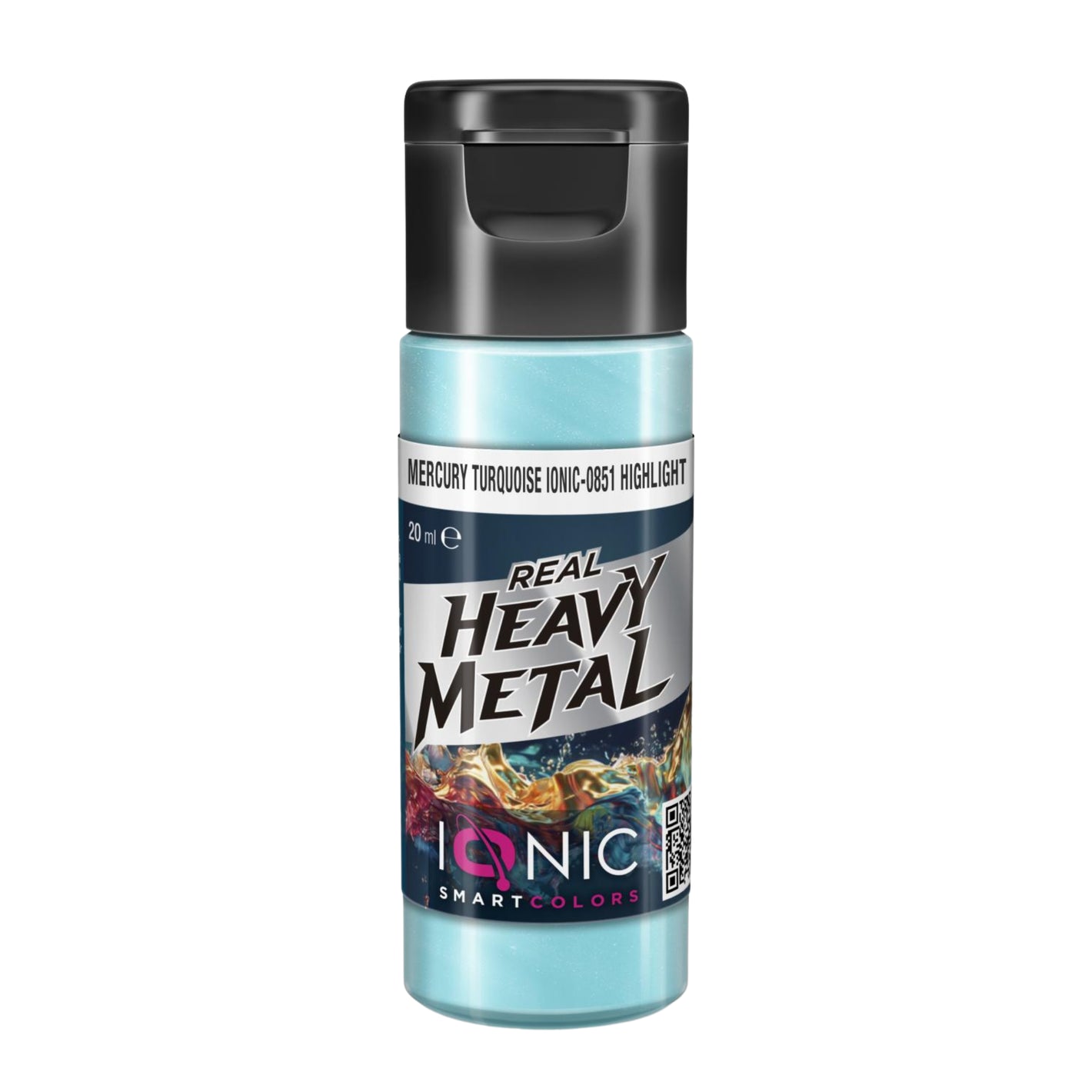 IONIC Real Heavy Metal Colors: Mercury Turquoise Highlight (20ml)