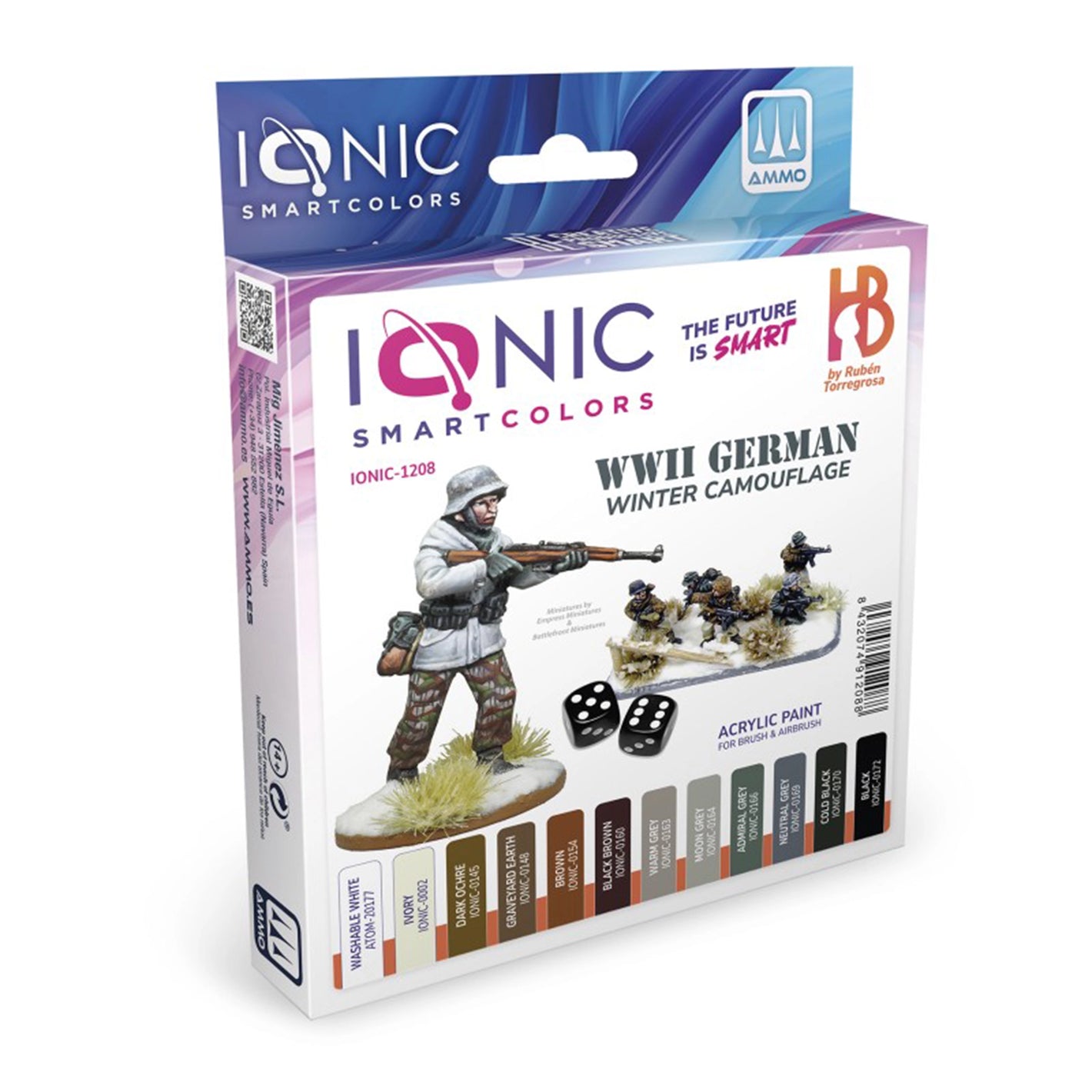 IONIC WWII German Winter Camouflage Paint Set