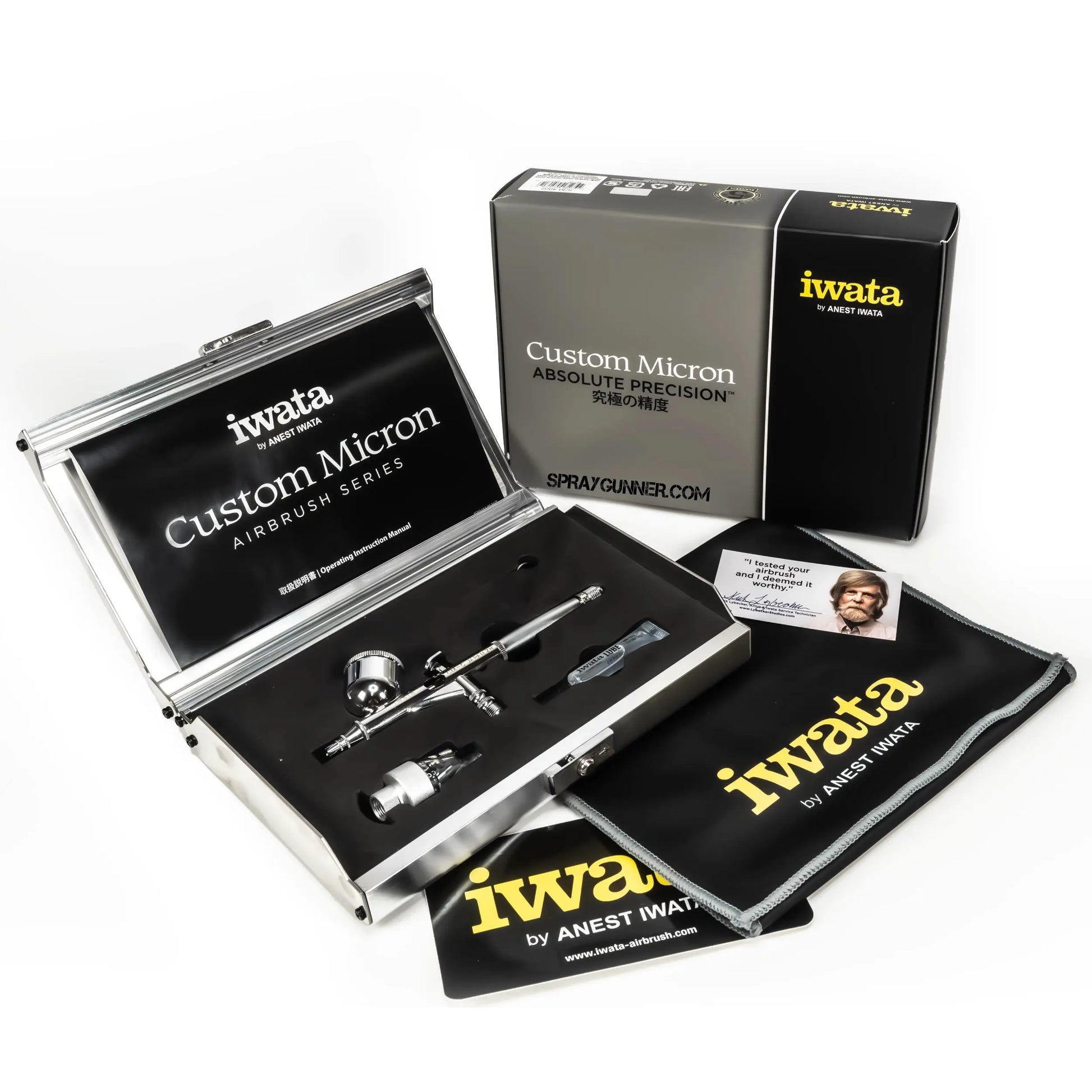 Iwata Custom Micron CM-C Gravity Feed Dual Action Airbrush Iwata Custom Micron CM-C Gravity Feed Dual Action Airbrush
