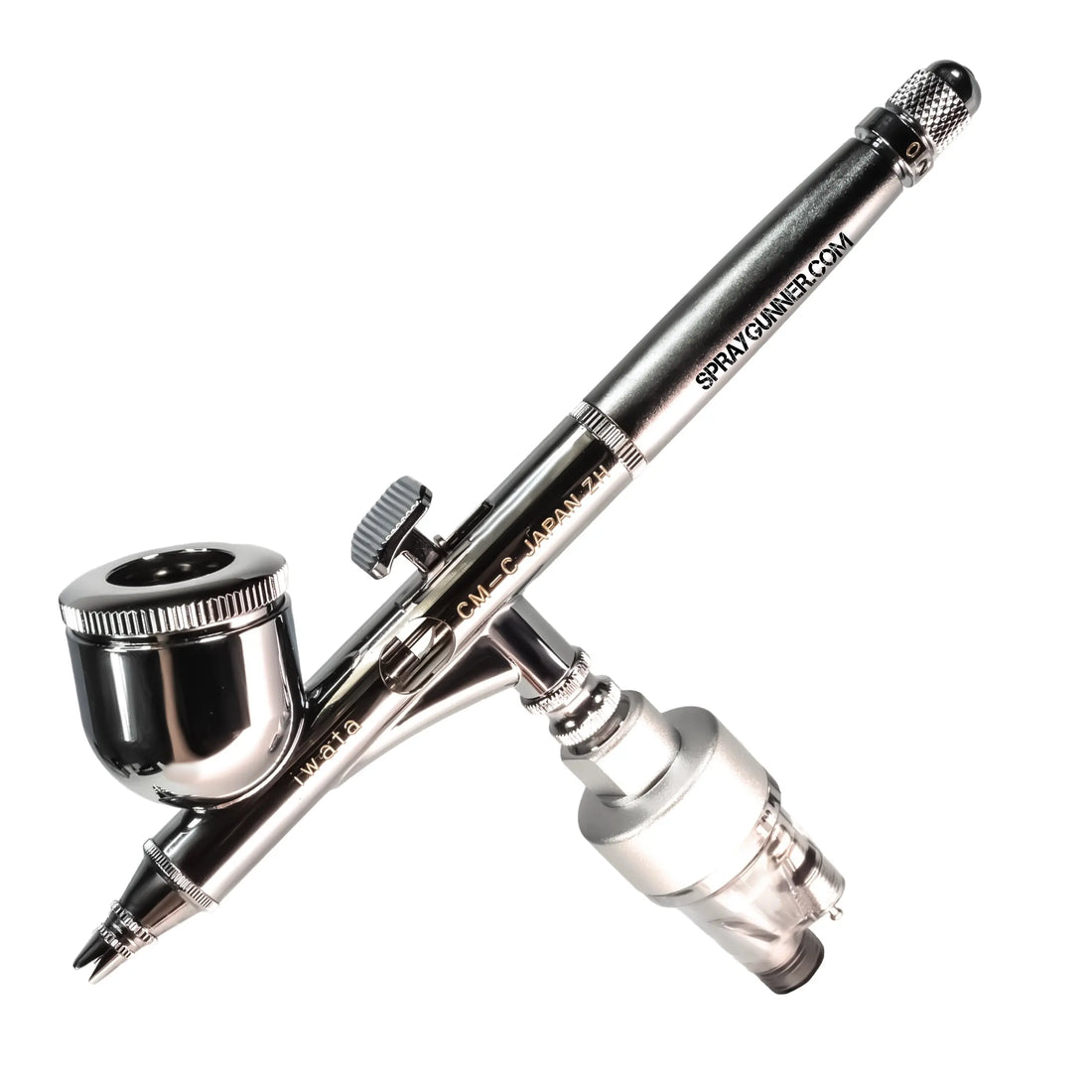 Iwata Custom Micron CM-C Gravity Feed Dual Action Airbrush - SprayGunner