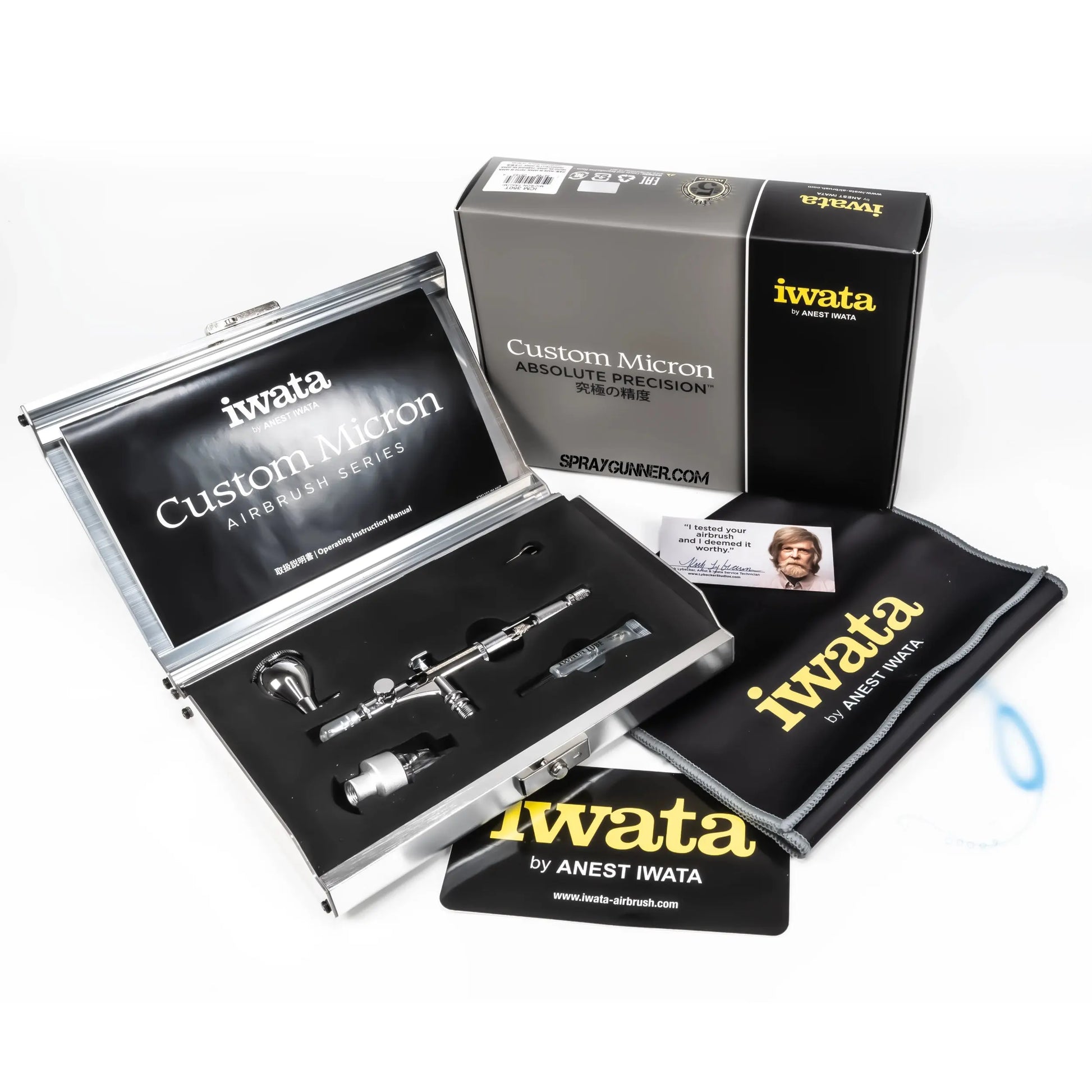 Iwata Custom Micron Takumi Side Feed Dual Action Airbrush Iwata