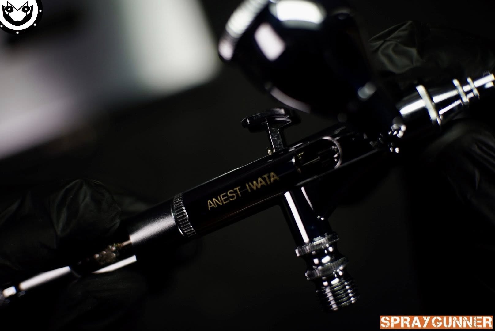 Iwata Custom Micron Takumi Side Feed Dual Action Airbrush - SprayGunner