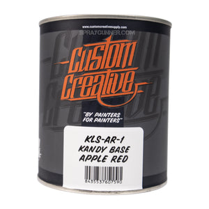 Custom Creative Paints: Kandy Basecoat Apple Red 1 liter (33.8oz)